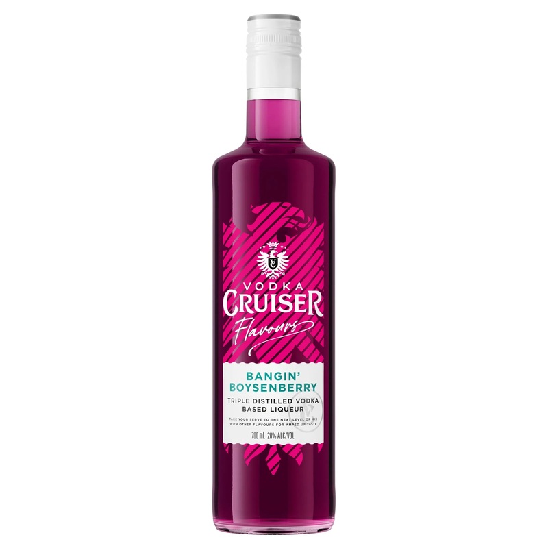Vodka Cruiser Flavours Bangin Boysenberry Vodka 700mL