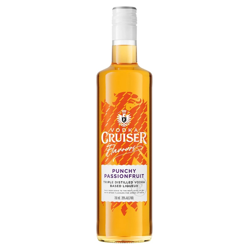 Vodka Cruiser Flavours Punchin Passionfruit Vodka 700mL