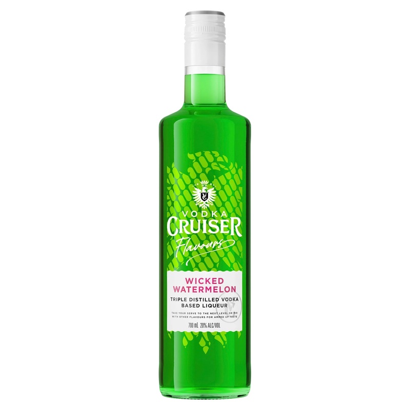 Vodka Cruiser Flavours Wicked Watermelon Vodka 700mL