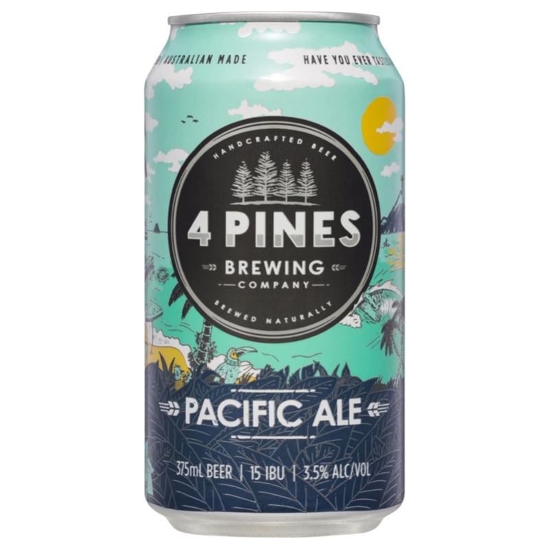 4 Pines Pacific Ale Can 375mL|Single|6 Pack|18 Pack