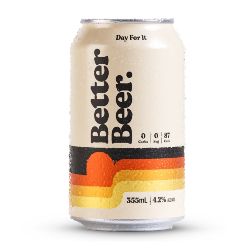 Better Beer Zero Carb Lager Can 355mL