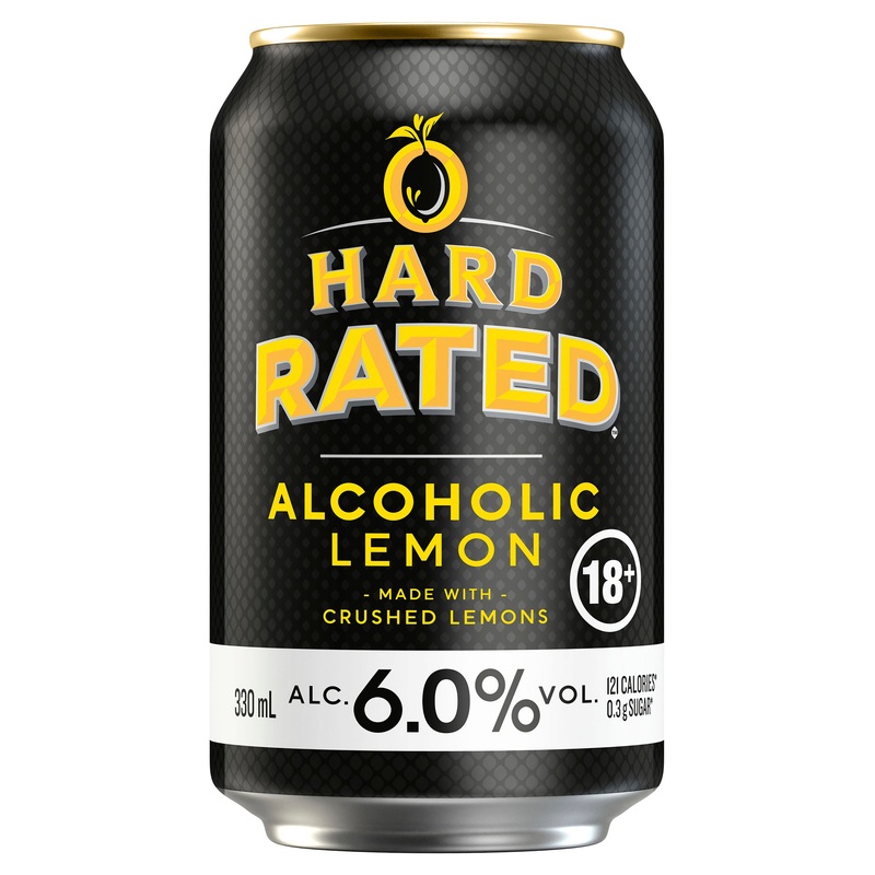 Hard Rated Lemon Can 6% Can 330mL