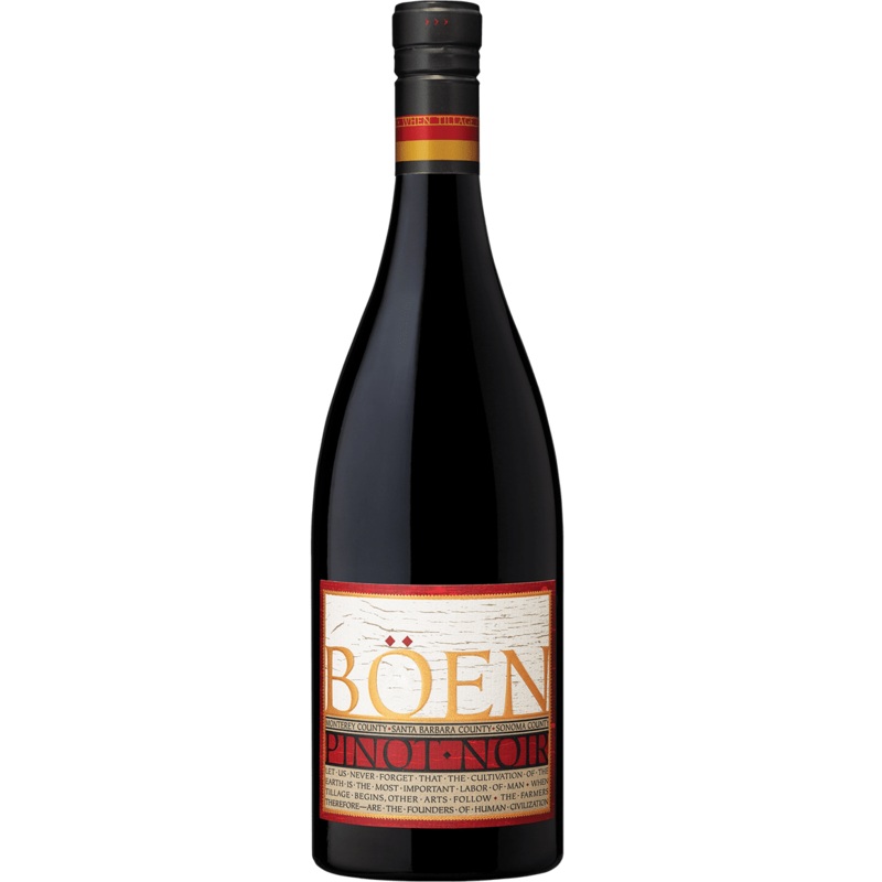 Ben Wines Sonoma, Monterey, Santa Barbara Pinot Noir 2022