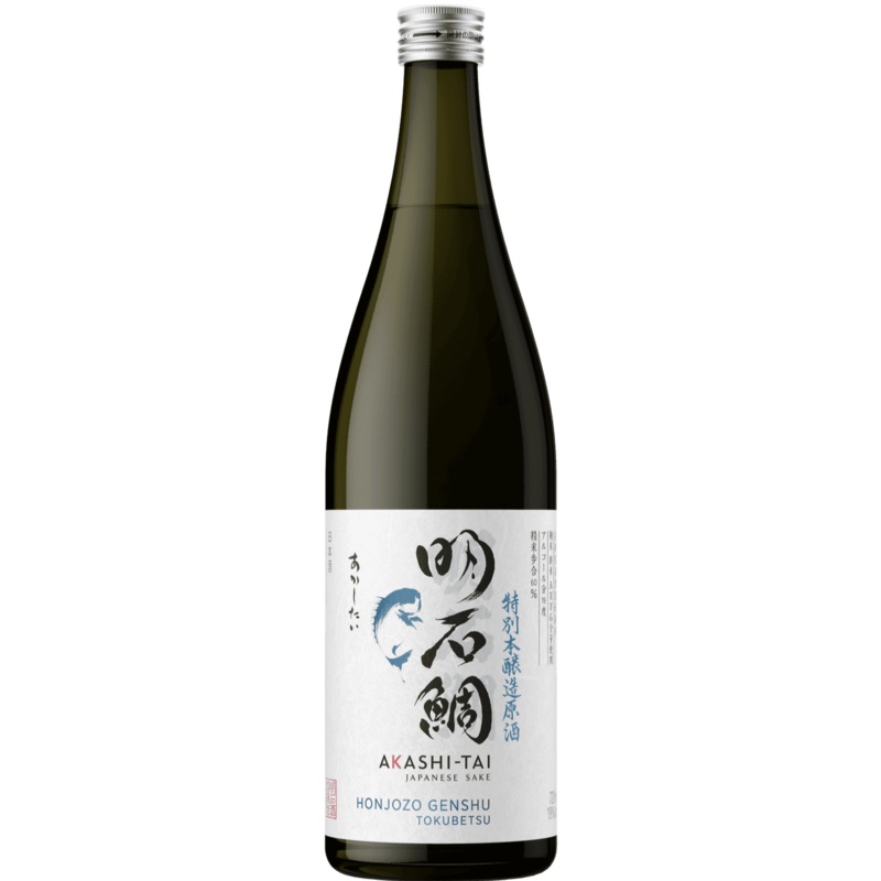 Akashi-Tai Japanese Sake Honjozo Genshu Tokubetsu