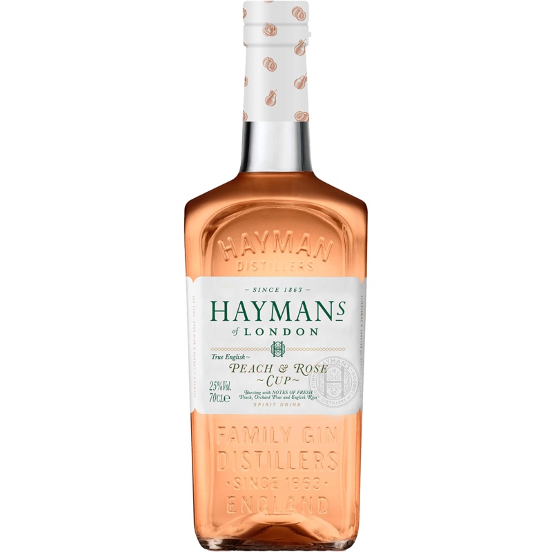 Hayman’s Gin Peach and Rose Cup