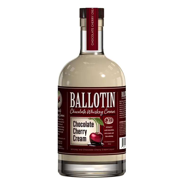 Ballotin Chocolate Cherry Whiskey Cream 750mL