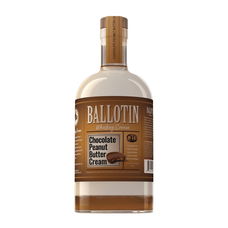 Ballotin Chocolate Peanut Butter Cream 750mL