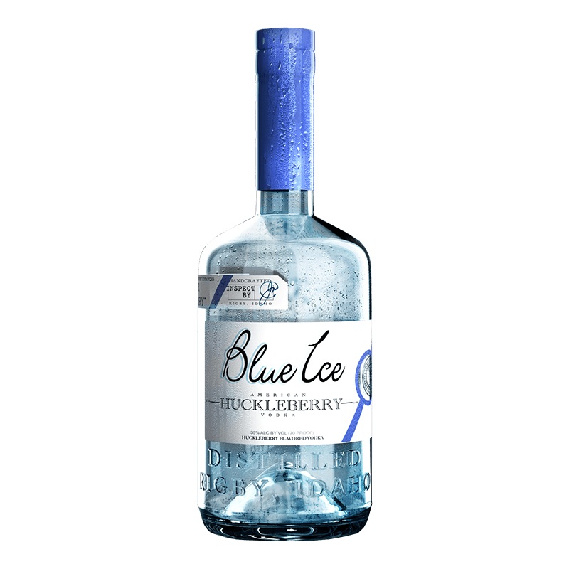 Blue Ice Huckleberry Vodka 750ml