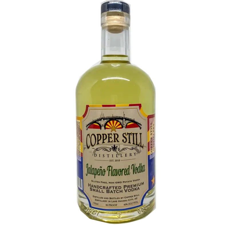 Copper Still Distillery Jalapeno Flavored Vodka 750mL