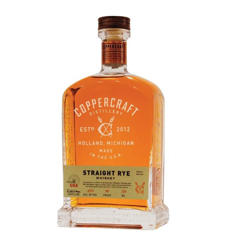 Coppercraft Distillery Rye Whiskey 750mL