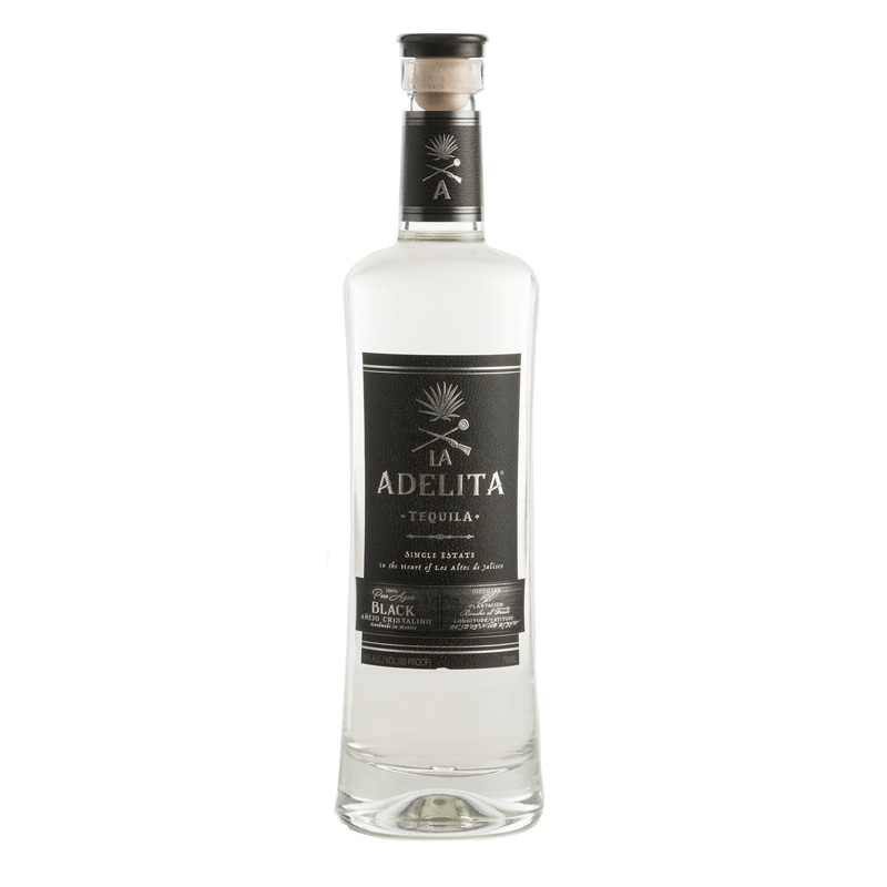 La Adelita Tequila Black Cristalio 750mL