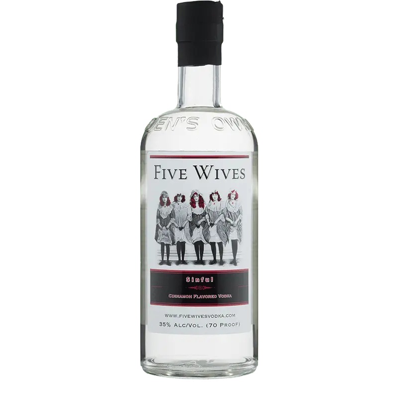Ogden’s Own Distillery Five Wives Sinful Cinnamon Vodka 750ml