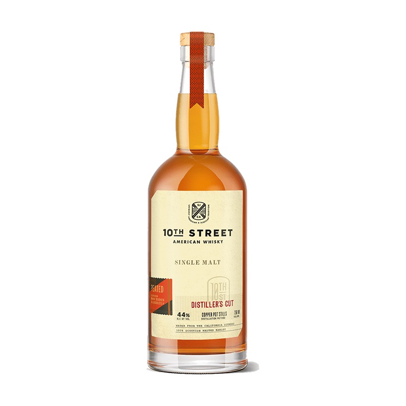 10th Street Distillers Cut Single Malt Peated Whiskey 750mL