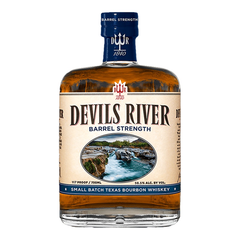Devil’s River Barrel Strength Bourbon Whiskey 750mL
