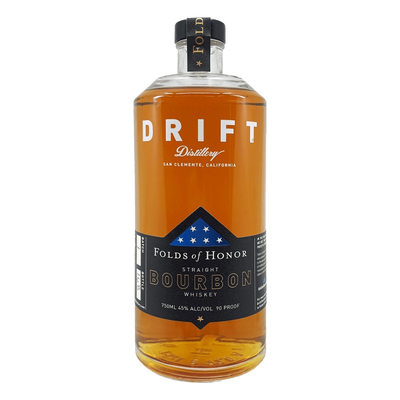 Drift Distillery Folds of Honor Bourbon Whiskey 750mL