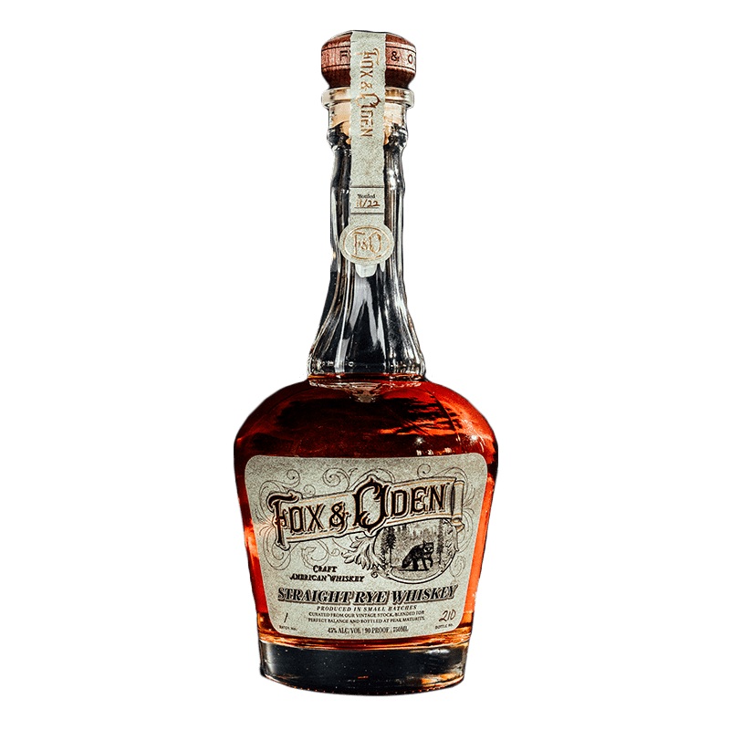 Fox & Oden Straight Rye Whiskey 750mL
