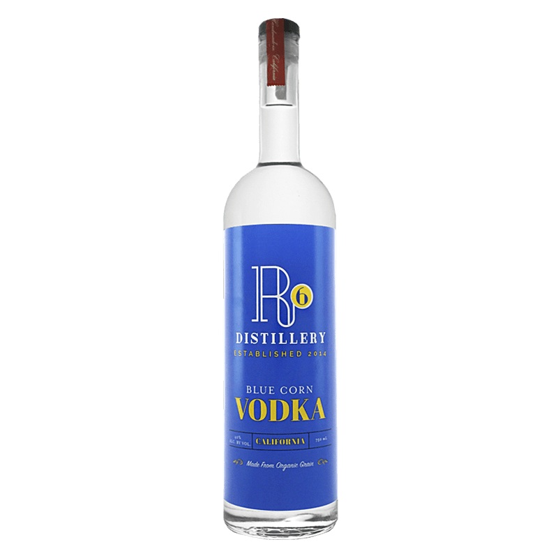 R6 Distillery Blue Corn Vodka 750mL