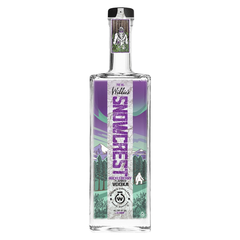 Willie’s Distillery Snowcrest Huckleberry Vodka 750ml