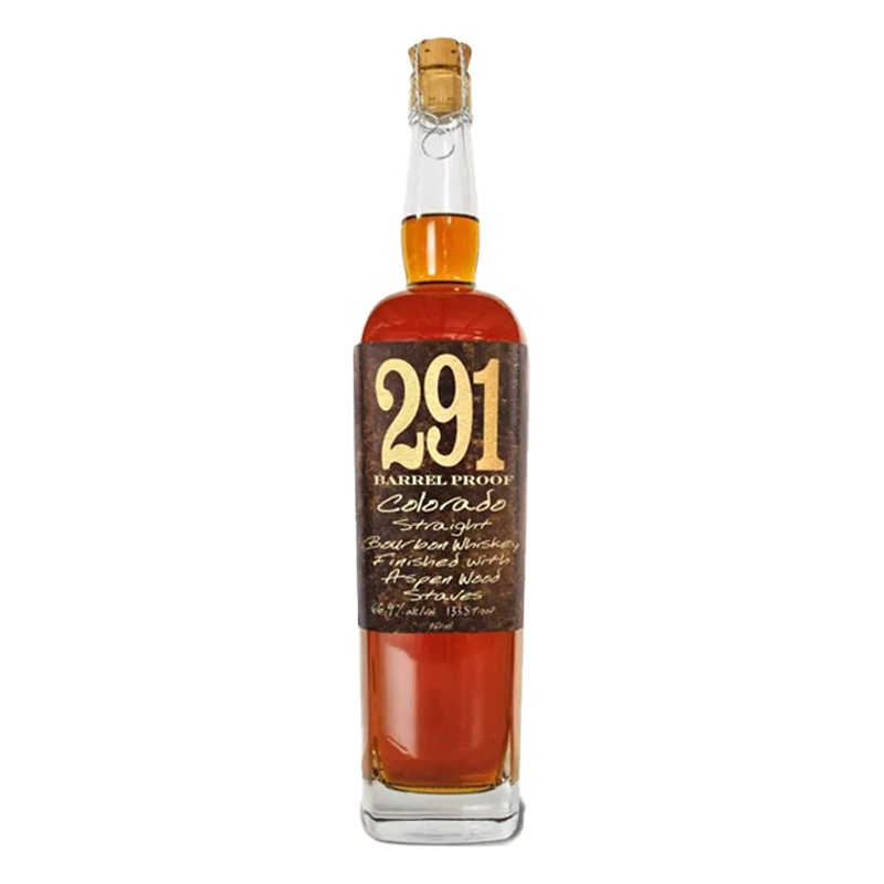 291 Straight Colorado Bourbon Barrel Proof Whiskey 750mL