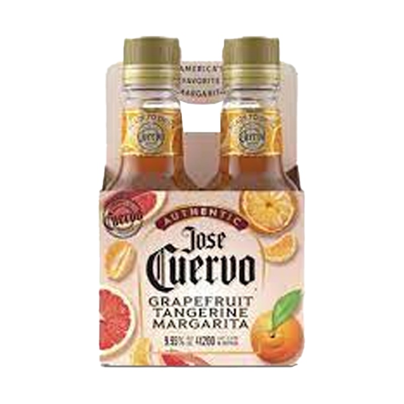 Jose Cuervo Authentic Grapefruit Tangerine  Margarita 200mL 4 Pack