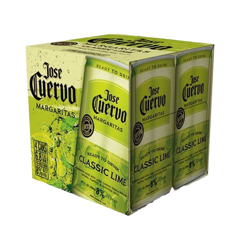 Jose Cuervo Authentic Sparkling Margarita 200mL 4 Pack