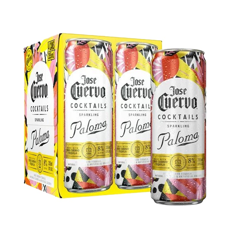 Jose Cuervo Authentic Sparkling Paloma 355mL 4 Pack