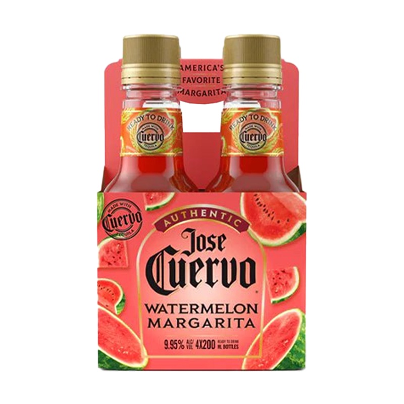 Jose Cuervo Authentic Watermelon Margarita 200mL 4 Pack