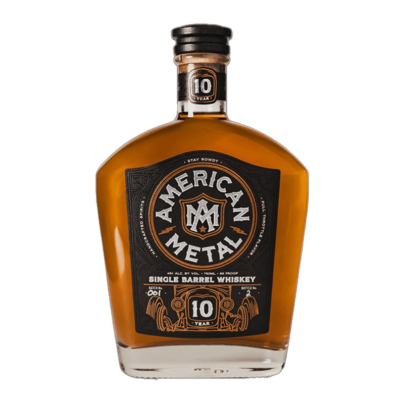 American Metal Single Barrel 10 Year Whiskey 750mL