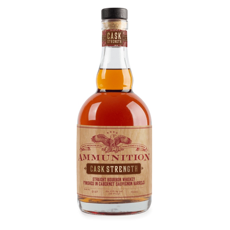 Ammunition Cask Strength Bourbon 750mL