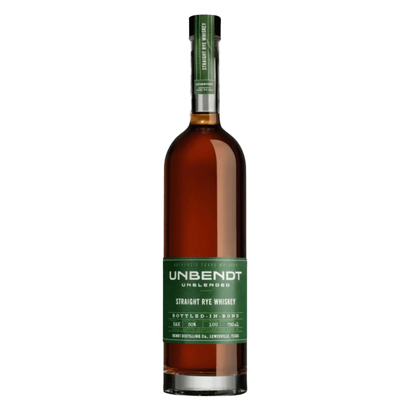 Bendt Distilling Unbendt Bottled in Bond Straight Rye Whiskey 750mL