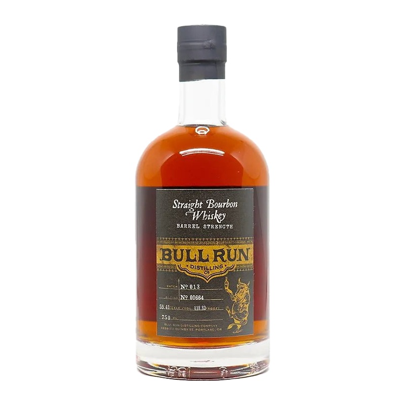 Bull Run Barrel Strength Bourbon Whiskey 750mL