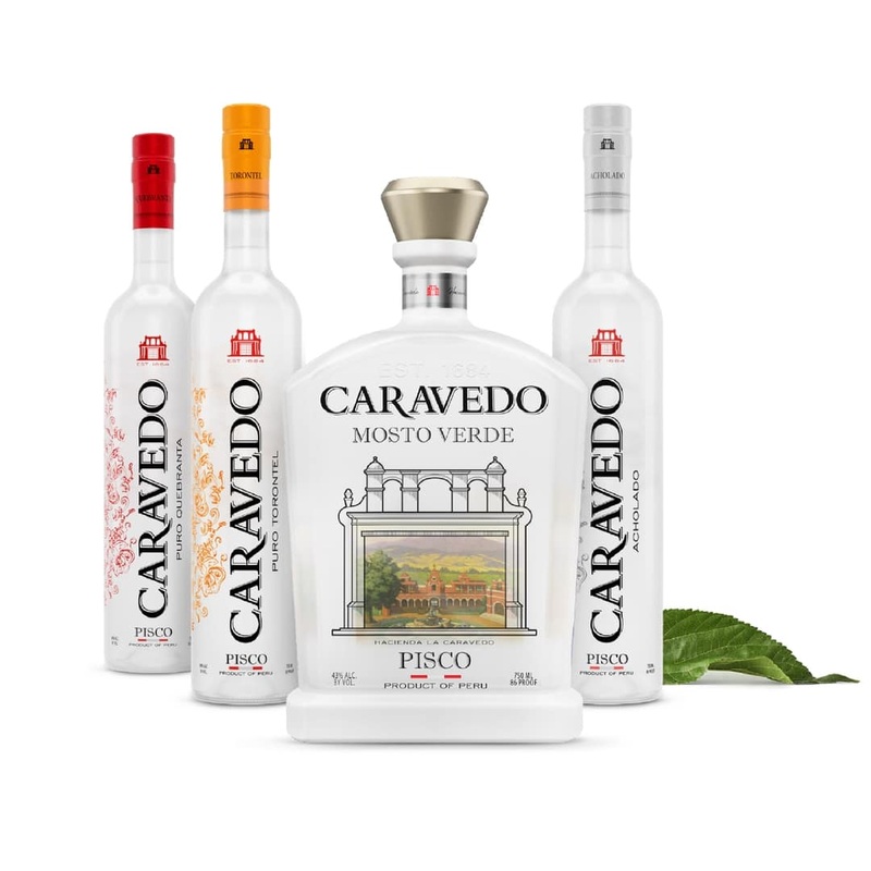 Caravedo Pisco Discovery Pack (4 Pack) – 750ml