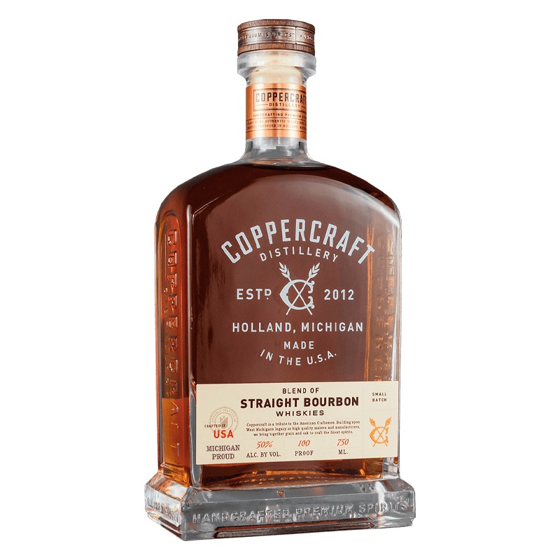 Coppercraft Distillery Straight Blended Bourbon Whiskey 750mL