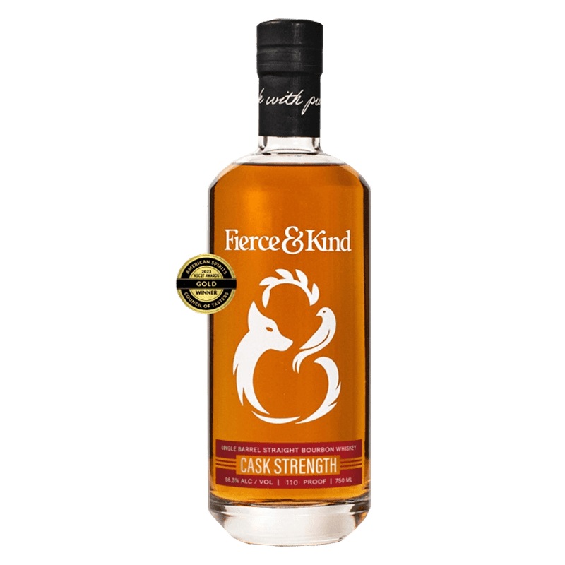 Fierce and Kind Single Barrel Cask Strength Straight Bourbon Whiskey 750ml