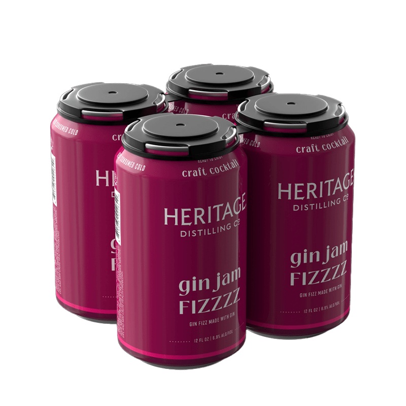 Heritage Distilling Gin Jam Fizzzz 4 Pack 12.oz