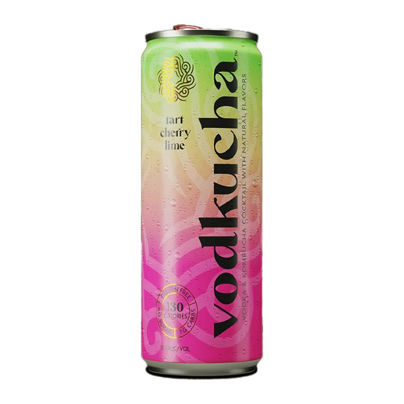 Vodkucha Tart Cherry Lime Cocktail 355ml 4 Pack