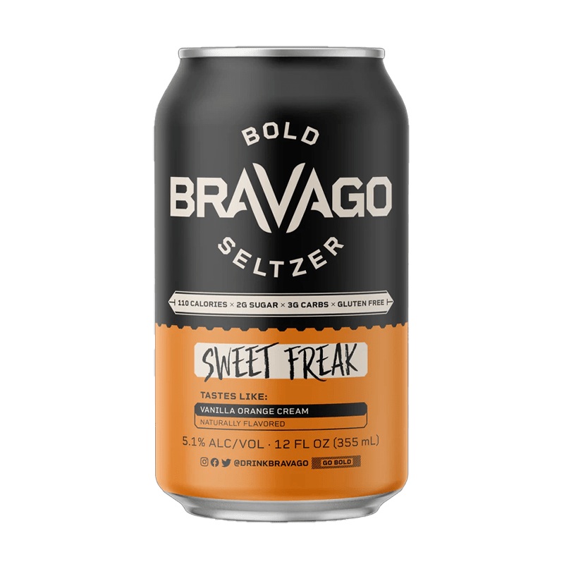 Bravago Sweet Freak (Vanilla Orange Cream) Hard Seltzer 4-Pack