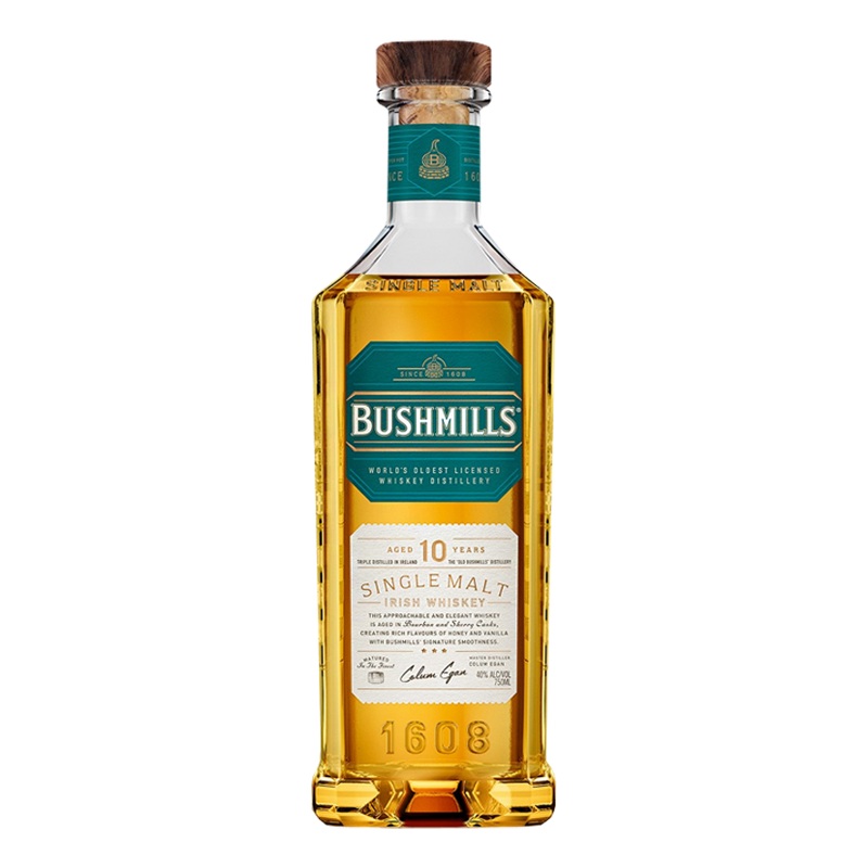Bushmills 10 Year Single Malt Irish Whiskey 750mL