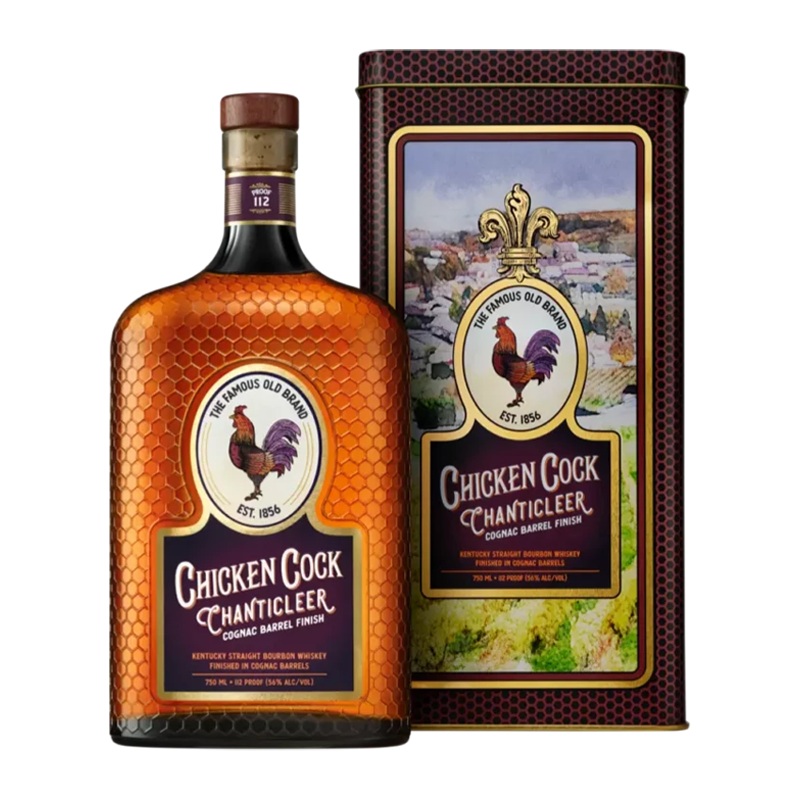 Chicken Cock Chanticleer Cognac Barrel Finish Bourbon Whiskey 750mL