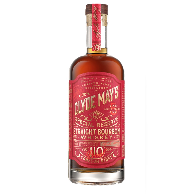 Clyde May’s Special Reserve Straight Bourbon 6 Year Old Whiskey 750mL
