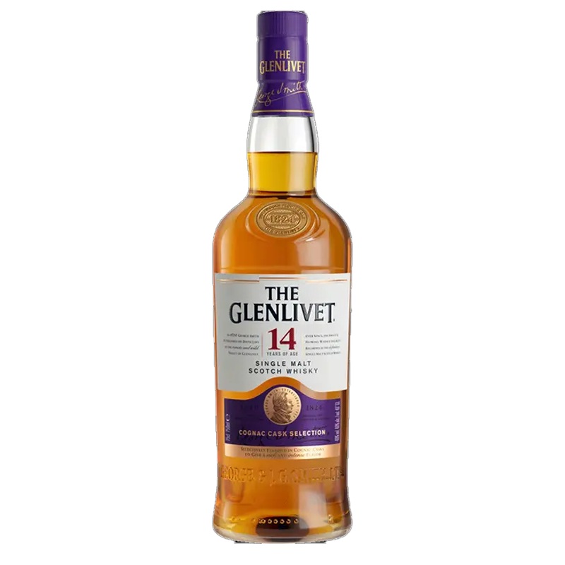 Glenlivet 14 Year Single Malt Scotch Whisky 750mL