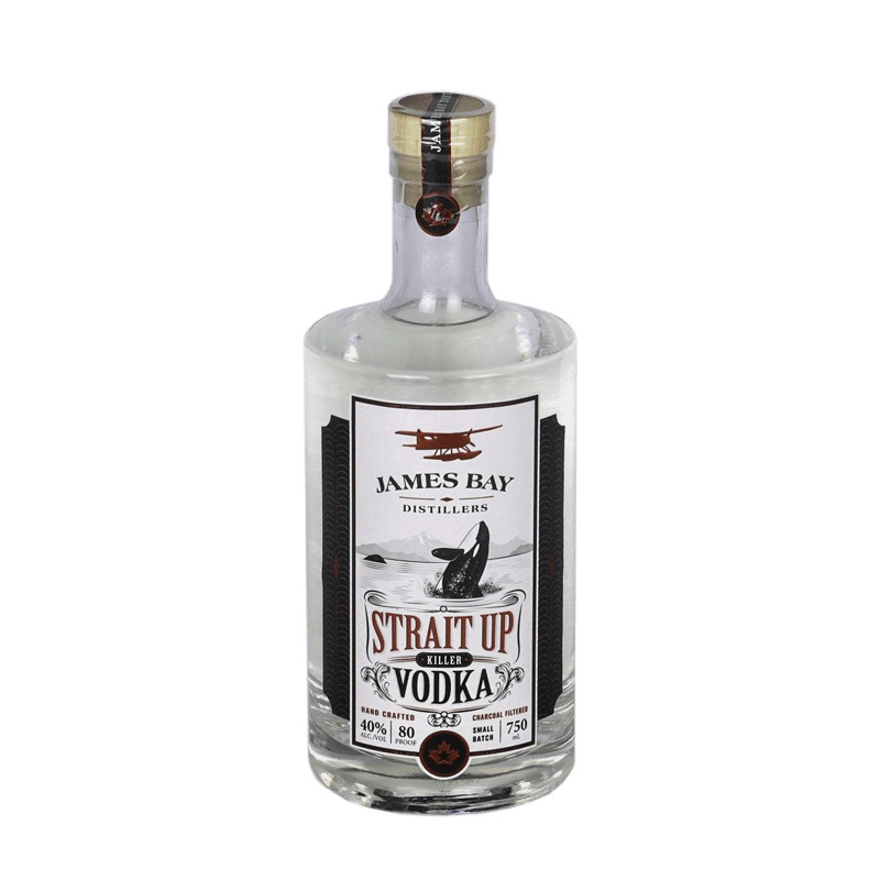 James Bay Distillers Strait Up Killer Vodka 750mL