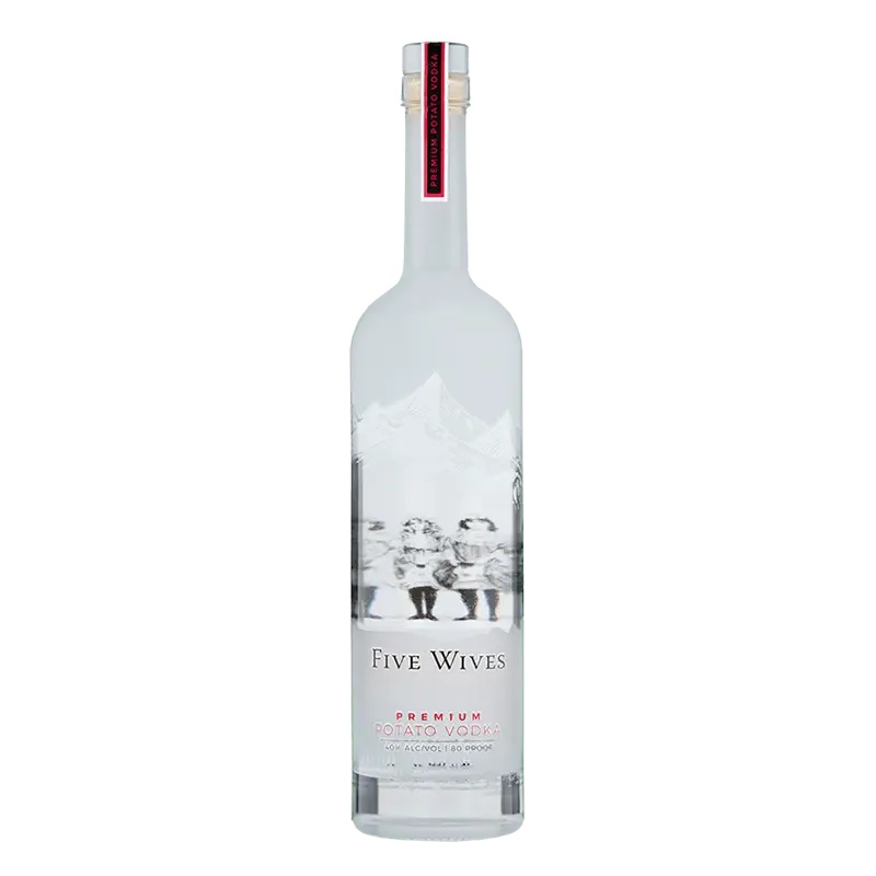 Ogden’s Own Five Wives Premium Potato Vodka 750ml