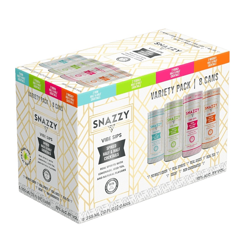 Snazzy Half & Half Cocktail Variety 8-Pack