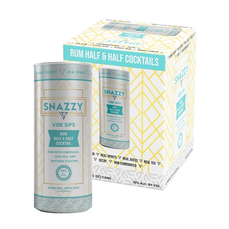 Snazzy Rum Half & Half Cocktail 4 Pack