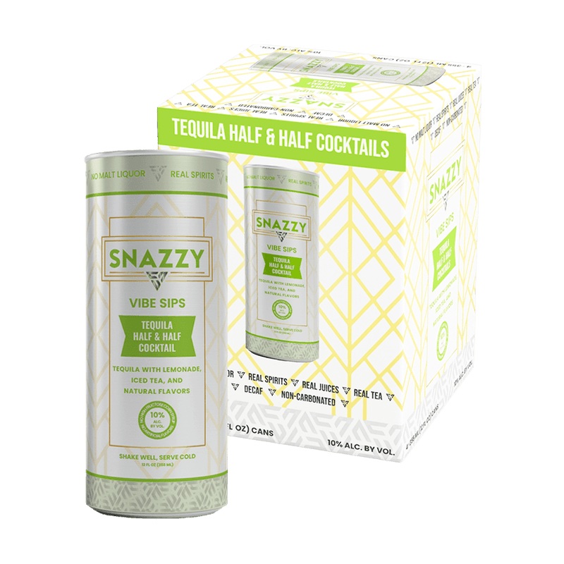 Snazzy Tequila Half & Half Cocktail 4 Pack