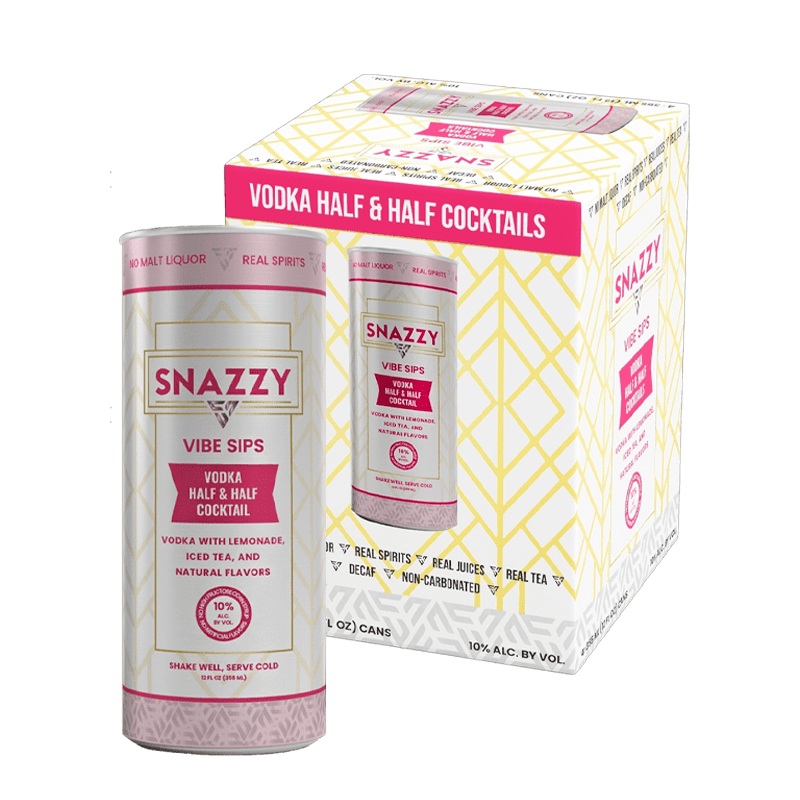 Snazzy Vodka Half & Half cocktail 4 Pack
