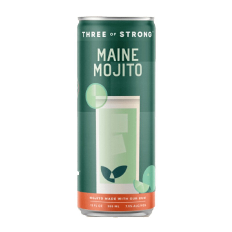 Three of Strong Spirits Maine Mojito 4 pack 12.oz