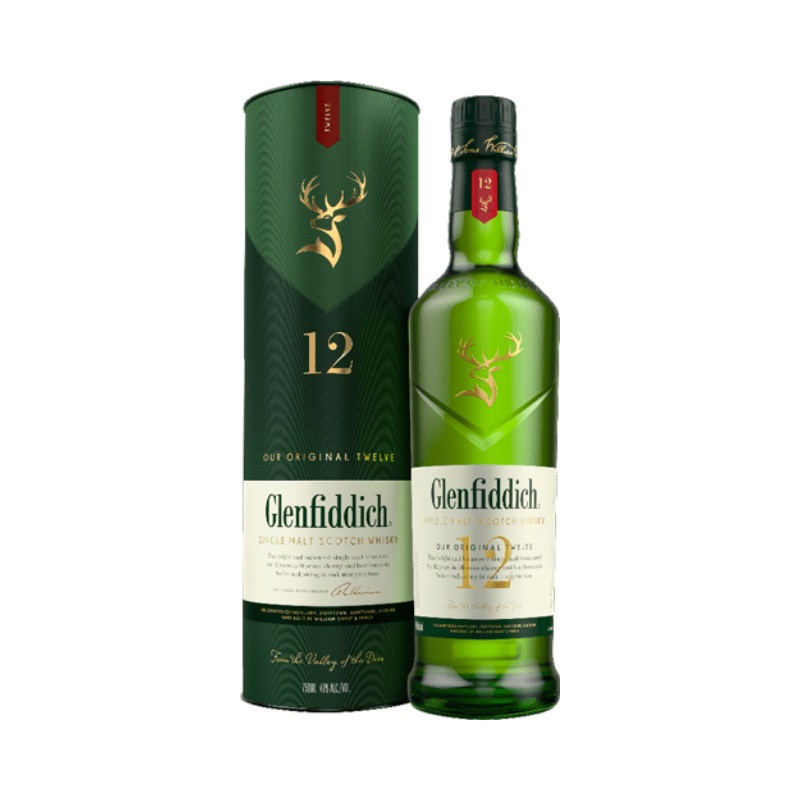 Glenfiddich 12 Year Old Single Malt Scotch Whisky 750mL