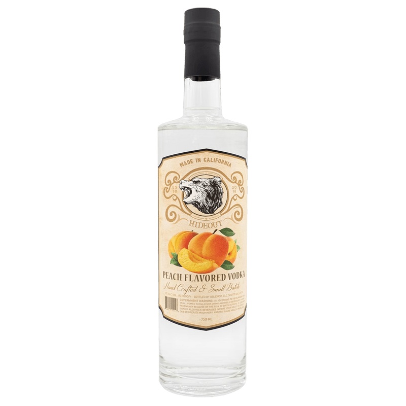 Hideout Peach Flavored Vodka 750ml